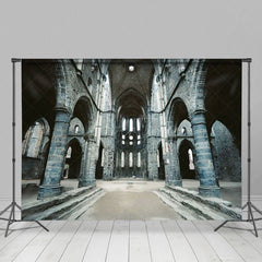 Aperturee - Aperturee Old Church Ruins Retro Vibe Photography Backdrop