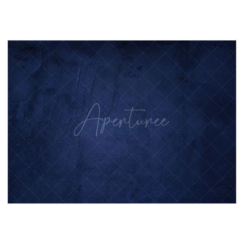 Aperturee - Aperturee Old Master Navy Blue Cement Wall Rubber Floor Mat
