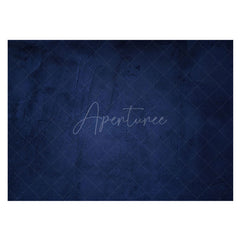 Aperturee - Aperturee Old Master Navy Blue Cement Wall Rubber Floor Mat
