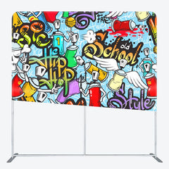 Aperturee - Aperturee Old School Style Hip Hop Graffiti Backdrop For Party