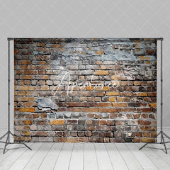Aperturee - Aperturee Old World Brick Wall With Irregular Wear Backdrop