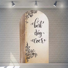 Aperturee - Aperturee Once Upon a Time Storybook Arch Backdrop Personalized Fairytale Princess Kingdom Party Decoration