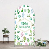 Aperturee - Aperturee One Prickly Pair Plant 1st Birthday Arch Backdrop