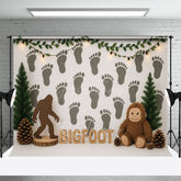 Aperturee - Aperturee Orangutan Bigfoot Wall Hazelnut Cake Smash Backdrop