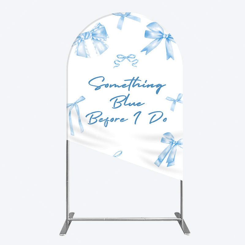 Aperturee - Aperturee Out of Blue Before I Do Wedding Arch Backdrop