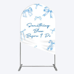 Aperturee - Aperturee Out of Blue Before I Do Wedding Arch Backdrop