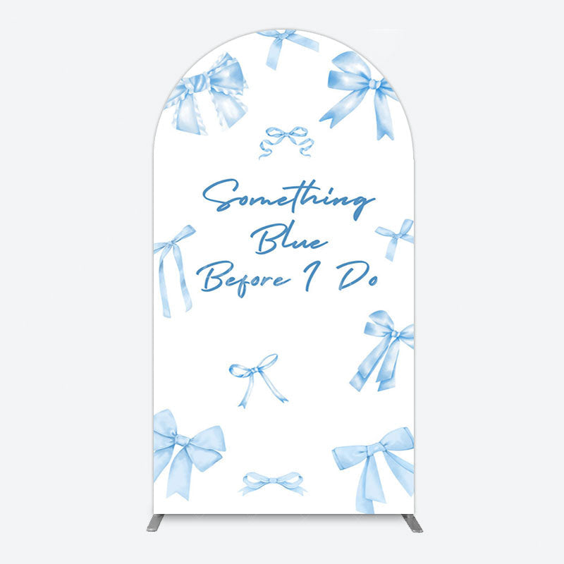 Aperturee - Aperturee Out of Blue Before I Do Wedding Arch Backdrop