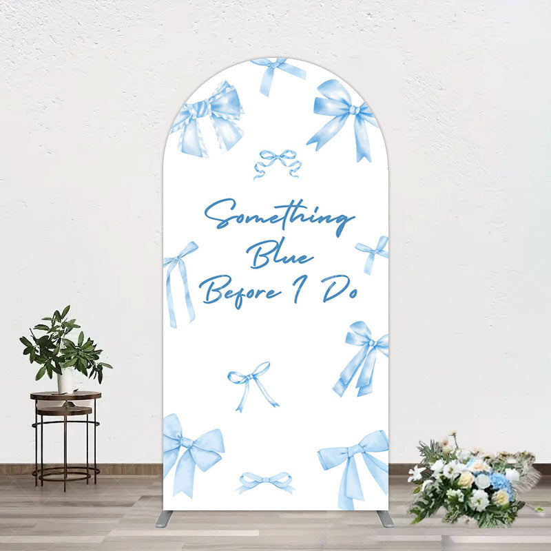 Aperturee - Aperturee Out of Blue Before I Do Wedding Arch Backdrop