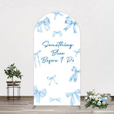 Aperturee - Aperturee Out of Blue Before I Do Wedding Arch Backdrop