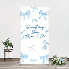 Aperturee - Aperturee Out of Blue Before I Do Wedding Rectangle Backdrop