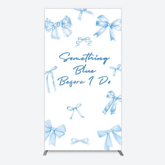 Aperturee - Aperturee Out of Blue Before I Do Wedding Rectangle Backdrop