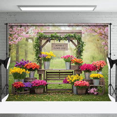 Aperturee - Aperturee Outdoor Flower Shop Sweet Fresh Wedding Backdrop