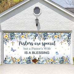 Aperturee - Aperturee Pastors Wife Is A Blessing Thank You Garage Door Banner
