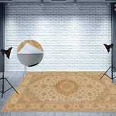 Aperturee - Aperturee Persia Floral Carpet Fabric Floor Backdrop For Photo