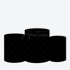 Aperturee - Aperturee Personalized 60th Birthday Vinyl Record Round Backdrop Kit Custom Name for Music Lover Retro Party Decor