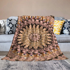 Aperturee - Aperturee Personalized Collage Photo Blanket with Custom Faces Add Pictures of Family and Pets Funny Novelty Gift