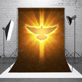 Aperturee - Aperturee Pigeon In Light Heaven Scene Photography Backdrop