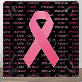 Aperturee - Aperturee Pink Breast Awareness Month Square Tension Backdrop