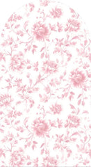 Aperturee - Aperturee Pink Floral Boho Arch Backdrop Delicate Flower Party Decor Rustic Photo Background for Birthday Baby Shower