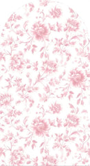 Aperturee - Aperturee Pink Floral Boho Arch Backdrop Delicate Flower Party Decor Rustic Photo Background for Birthday Baby Shower