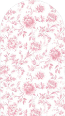 Aperturee - Aperturee Pink Floral Boho Arch Backdrop Delicate Flower Party Decor Rustic Photo Background for Birthday Baby Shower