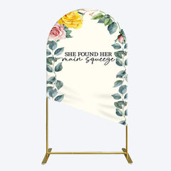 Aperturee - Aperturee Plant Floral Main Squeeze Lemon Wedding Arch Backdrop