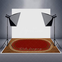 Aperturee - Aperturee Plant Oval Rug Tassels Rubber Floor Mat For Photo