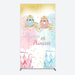Aperturee - Aperturee Prince Or Princess Castle Baby Shower Rectangle Backdrop