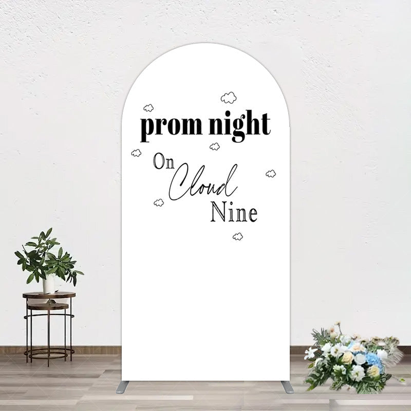 Aperturee - Aperturee Prom Night On Cloud Nine Birthday Party Arch Backdrop
