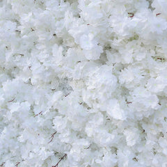 Aperturee - Aperturee Pure White Romantic Artificial Wedding Flower Wall