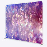 Aperturee - Aperturee Purple and Pink Bokeh Tension Fabric Backdrop Glowing Particles Photography Studio Background