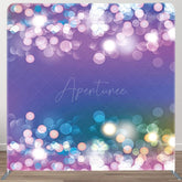Aperturee - Aperturee Purple Blue Gradient Bokeh Fabric Backdrop Cover