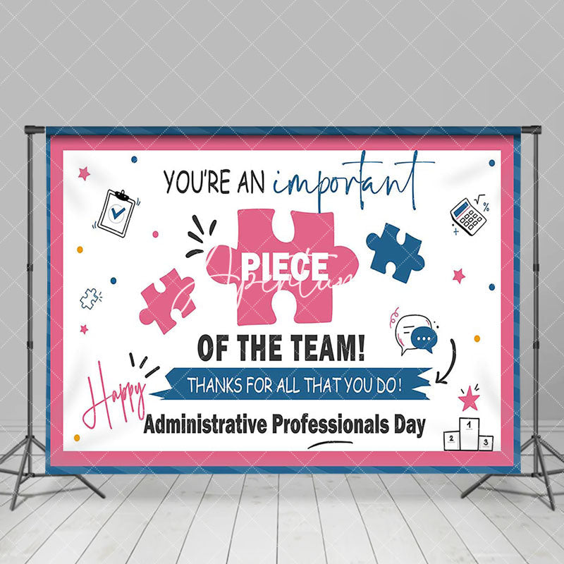 Aperturee - Aperturee Puzzle Administrative Professionals Day Backdrop