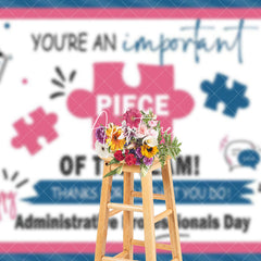 Aperturee - Aperturee Puzzle Administrative Professionals Day Backdrop