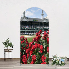 Aperturee - Aperturee Racecourse Red Roses Kentucky Derby Arch Backdrop
