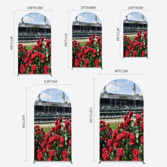 Aperturee - Aperturee Racecourse Red Roses Kentucky Derby Arch Backdrop