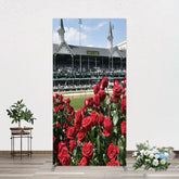 Aperturee - Aperturee Racecourse Red Roses Kentucky Derby Rectangle Backdrop