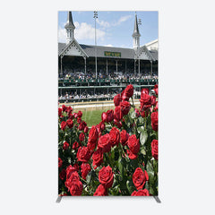 Aperturee - Aperturee Racecourse Red Roses Kentucky Derby Rectangle Backdrop