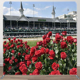 Aperturee - Aperturee Racecourse Rose Kentucky Derby Pillow Case Backdrop