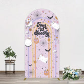Aperturee - Aperturee Rainbow Arch Halloween Four Ever Spooky Arch Backdrop