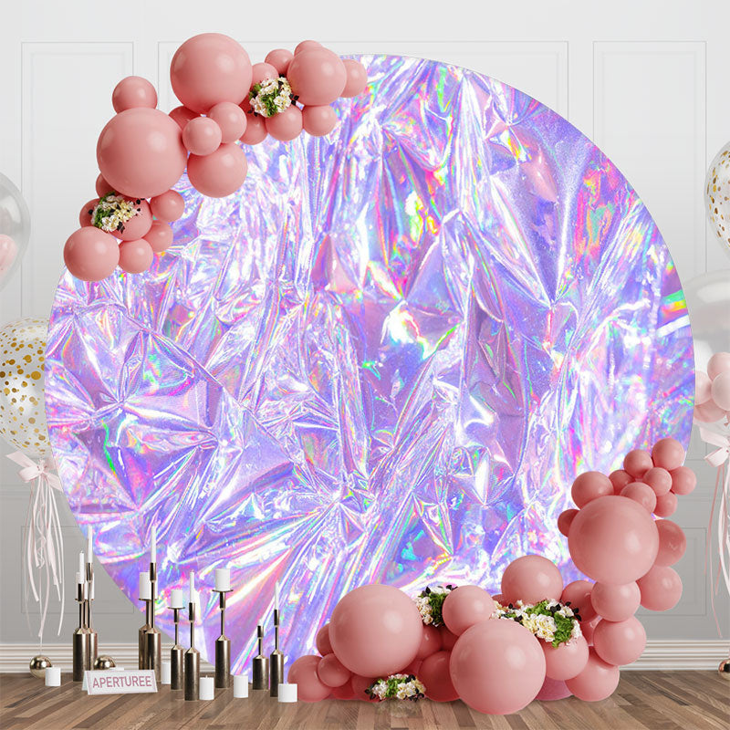 Aperturee - Aperturee Rainbw Colorful Sparkle Round Dance Party Backdrop