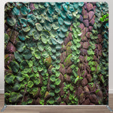 Aperturee - Aperturee Real Green Ivy Stone Wall Backdrop For Party Decor