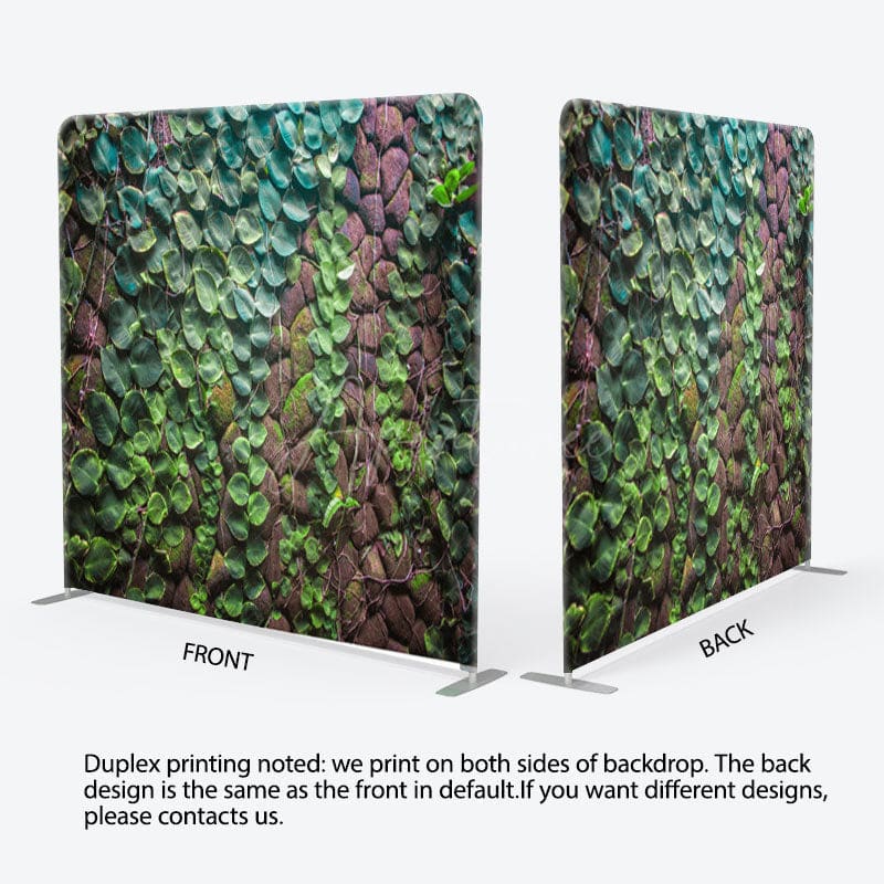 Aperturee - Aperturee Real Green Ivy Stone Wall Backdrop For Party Decor