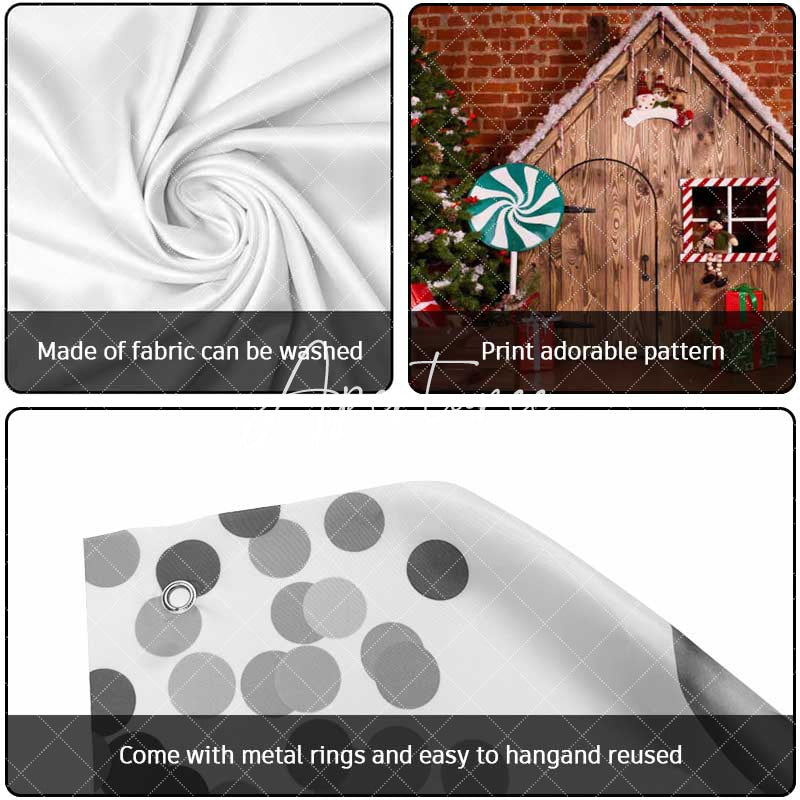 Aperturee - Aperturee Red Brick Wall Wood House Candy Garage Door Banner