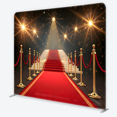 Aperturee - Aperturee Red Carpet Tension Fabric Backdrop Hollywood Grand Entrance Luxury Event Background