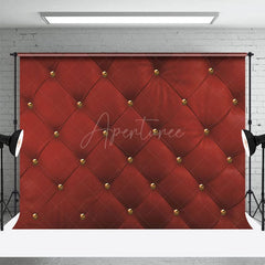 Aperturee - Aperturee Regular Burgundy Grid Photography Studio Backdrop