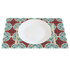 Aperturee - Aperturee Repeated Slovakia Patterns Sweet Set of 4 Placemats