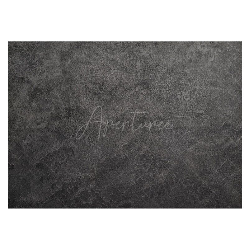 Aperturee - Aperturee Retro Abstract Black Grey Pattern Rubber Floor Mat