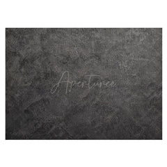 Aperturee - Aperturee Retro Abstract Black Grey Pattern Rubber Floor Mat