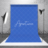 Aperturee - Aperturee Retro Blue Solid Color Portrait Backdrop For Photography